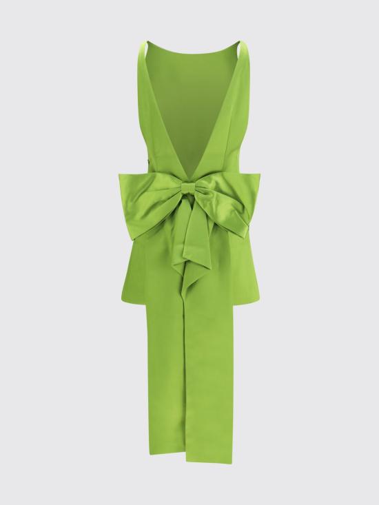 26FW 셀프 포트레이트 롱 원피스 AW26008SG Green - SELF PORTRAIT