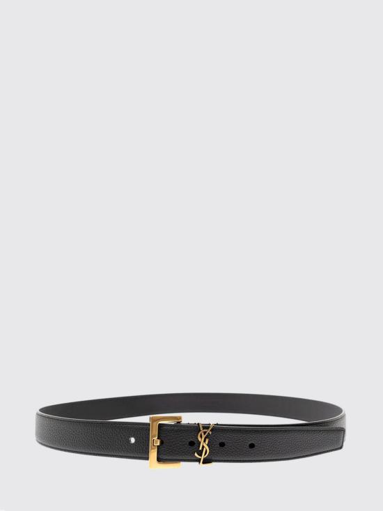 26FW 생로랑 모노그램 벨트 634440DTI0W 1000 Black