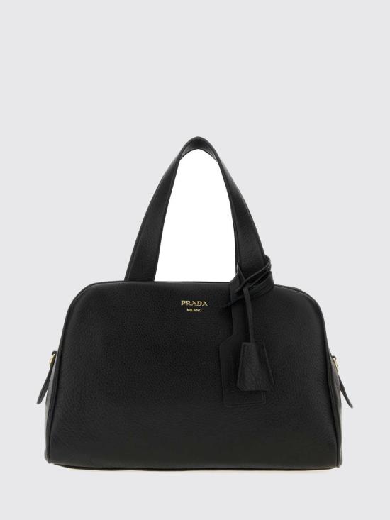 26FW 프라다 라지 레더 탑 핸들 백 1BB1482HIK F0002 Black