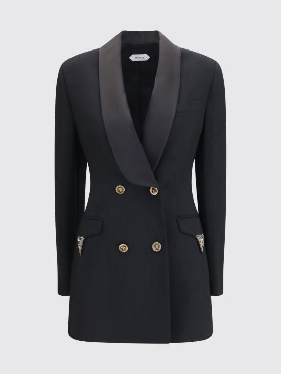 26FW 베르사체 자켓 10265681A18305 1B000 Black - VERSACE