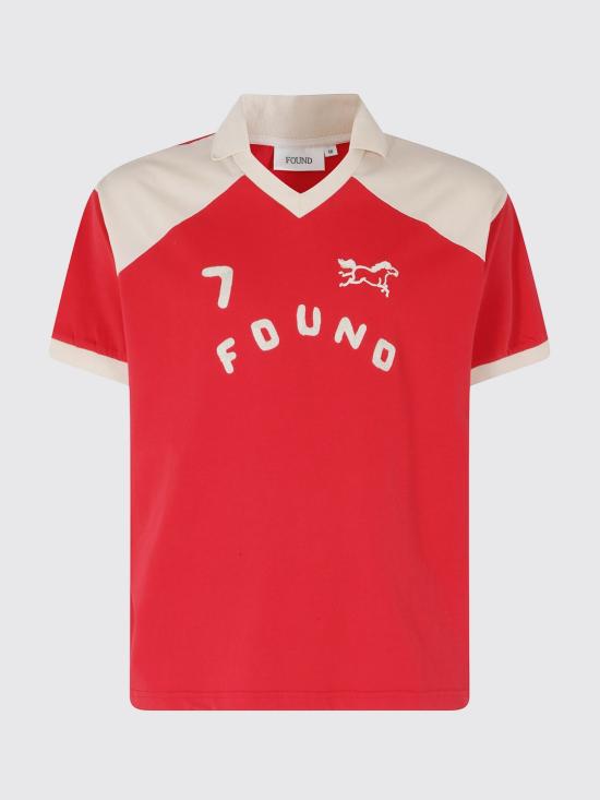 26SS 파운드 폴로 티셔츠 FOSS26TT06012 0072 Red - FOUND