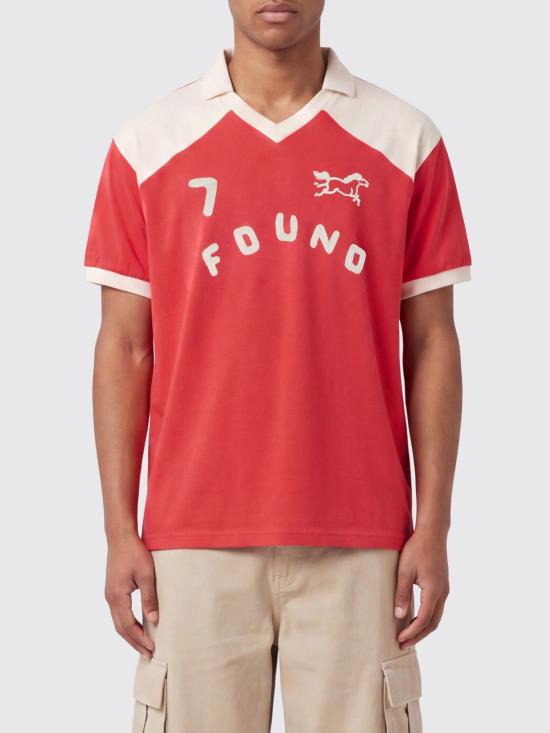 26SS 파운드 폴로 티셔츠 FOSS26TT06012 0072 Red