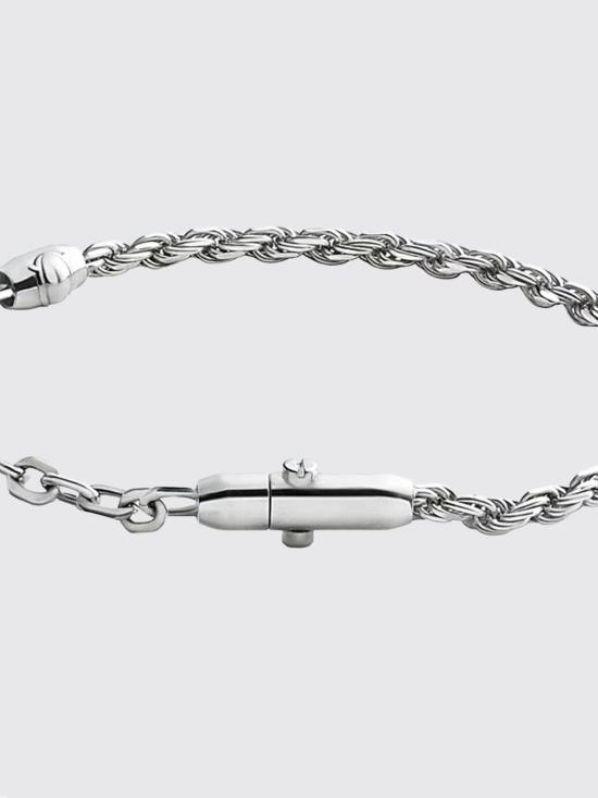 26FW 보테가베네타 브레이슬릿 875949V5070 8117 Silver - BOTTEGA VENETA