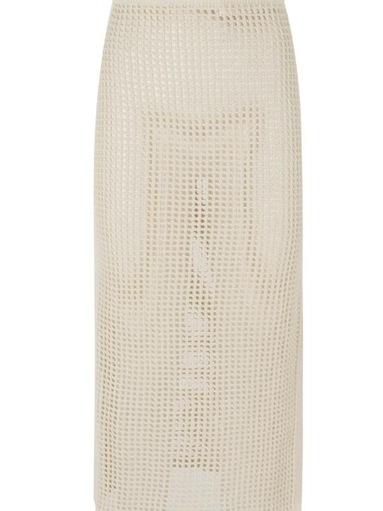 26SS 세인트바쓰 롱 스커트 DRL0001 01408H Yellow Cream - MC2 SAINT BARTH