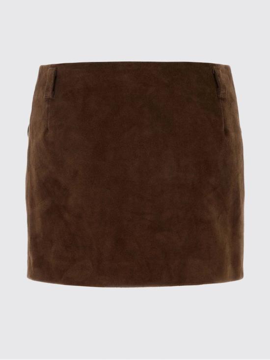 26FW 마르니 스커트 GOMX0848QUULV894 00M72 Brown - MARNI