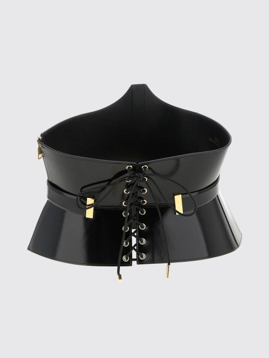 26FW 엘리자베타프랜치 와이드 벨트 CT58S67E2 110 Black - ELISABETTA FRANCHI
