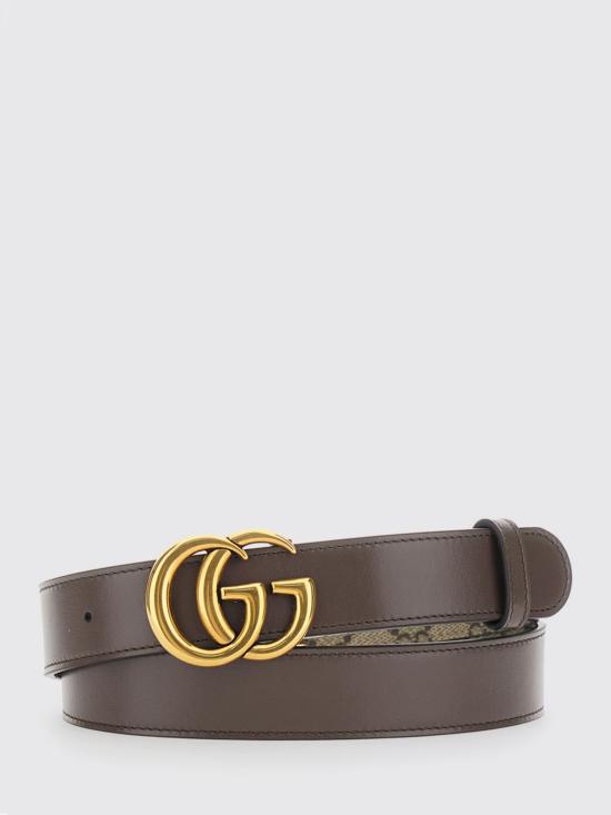 26FW 구찌 GG 마몽 리버시블 벨트 65941792TIC 8358 Beige - GUCCI