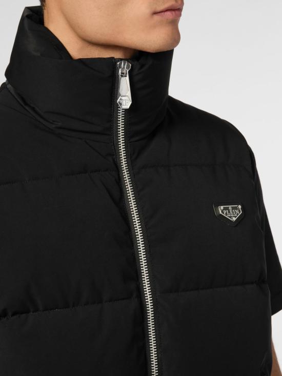26SS 필립 플레인 패딩 조끼 LADCMRC0219PNY002N 02 Black - PHILIPP PLEIN