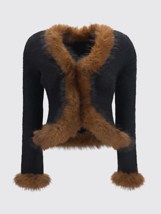 26FW 셀프 포트레이트 스웨터 AW26148CB Black - SELF PORTRAIT