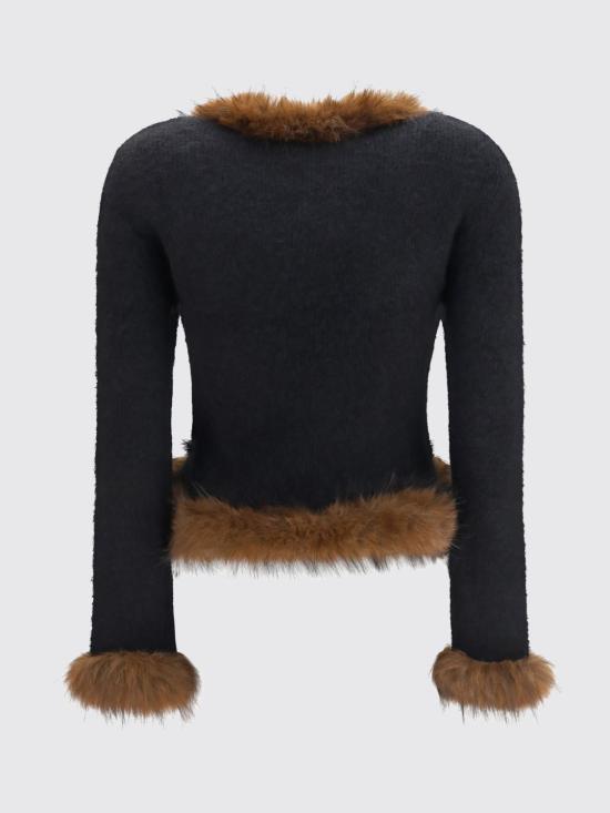 26FW 셀프 포트레이트 스웨터 AW26148CB Black - SELF PORTRAIT