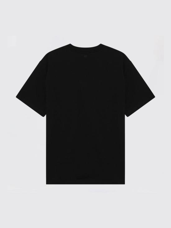 26FW 아미 스몰 하트 로고 라이트 코튼 저지 티셔츠 HTS346724 045 Black - AMI