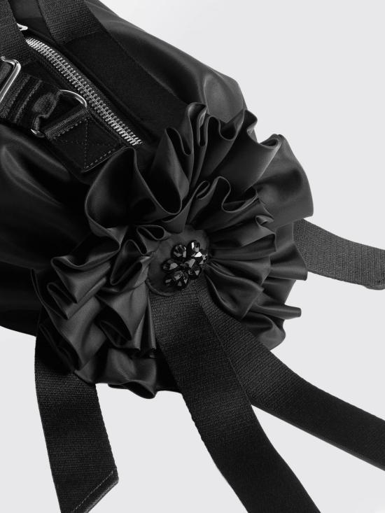 26FW 시몬로샤 리본 로제트 자수 토트백 BAG222TB0761 BLACKJET - SIMONE ROCHA