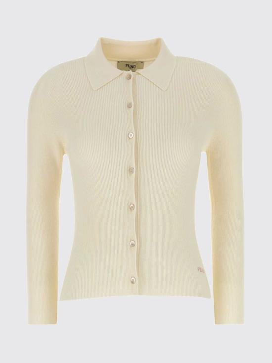26SS 펜디 가디건 FZE558AW4B F0HWA Ivory - FENDI