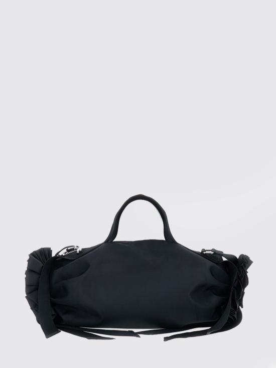 26FW 시몬로샤 리본 로제트 자수 토트백 BAG222B0761 BLACKJET