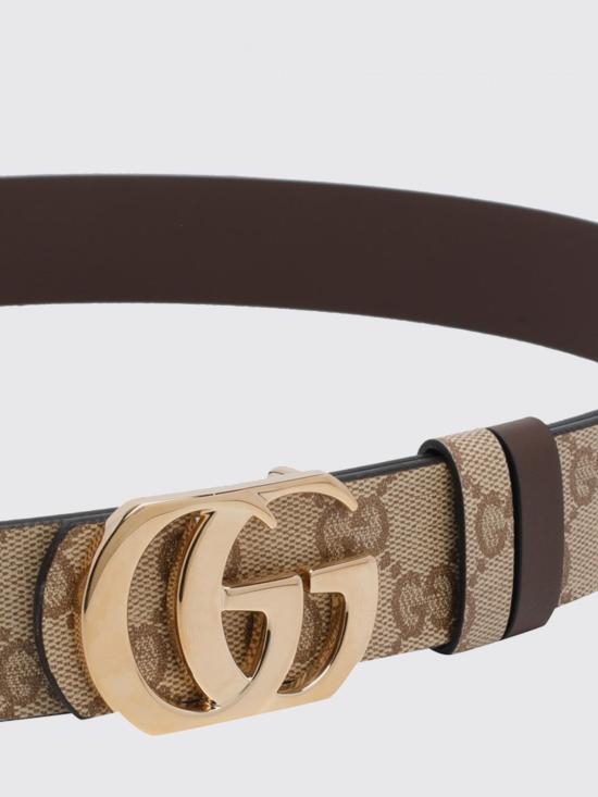 26FW 구찌 리버서블 컷 GG 마몽 벨트 874723AAGRK 9751 Sand - GUCCI