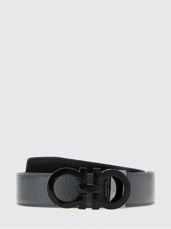 26FW 살바토레 페라가모 간치니 리버시블 벨트 67A161 790409 Black