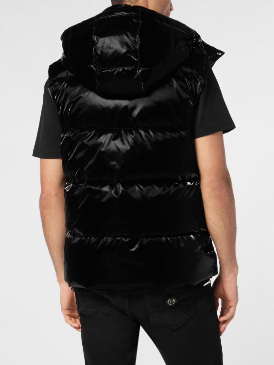 26SS 필립 플레인 패딩 조끼 LADCMRC0218PNY002N 02 Black - PHILIPP PLEIN