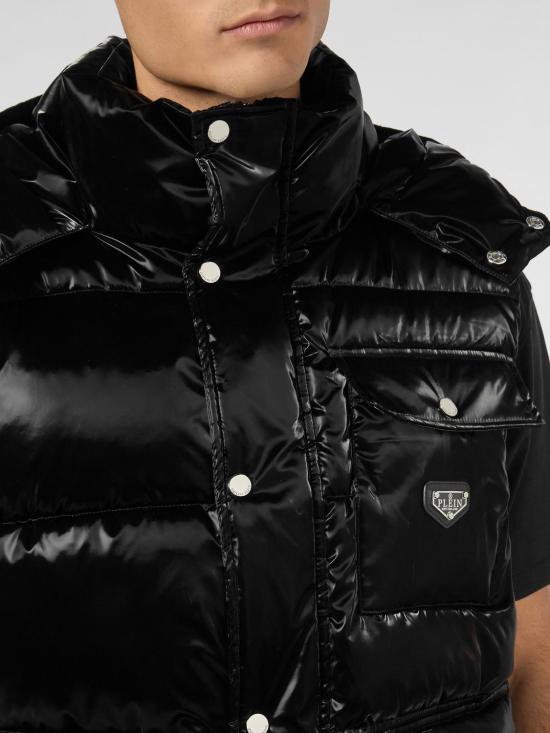 26SS 필립 플레인 패딩 조끼 LADCMRC0218PNY002N 02 Black - PHILIPP PLEIN