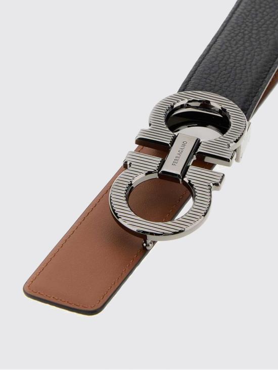 26FW 살바토레 페라가모 벨트 670574 78634 Black - SALVATORE FERRAGAMO
