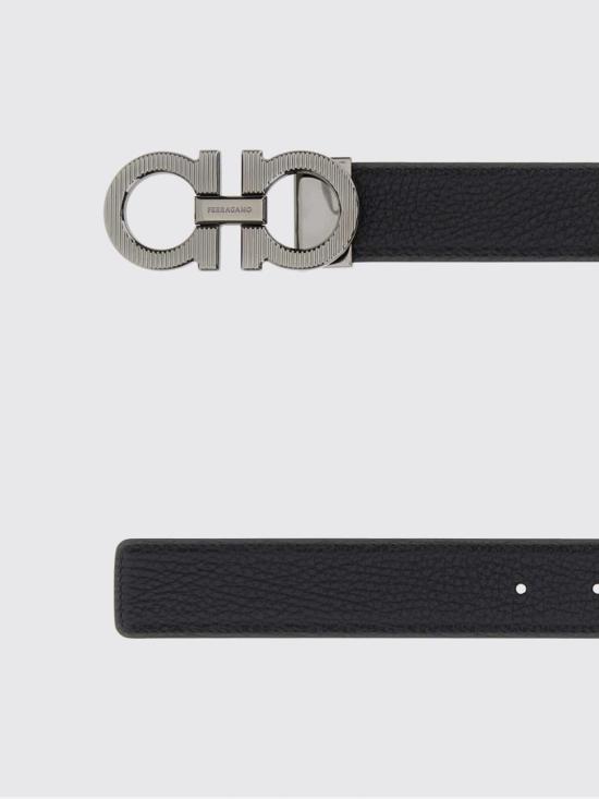 26FW 살바토레 페라가모 벨트 670574 78634 Black - SALVATORE FERRAGAMO