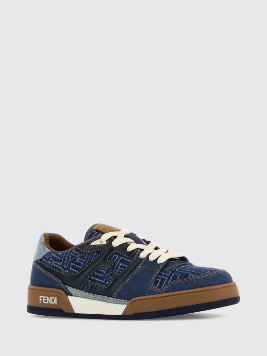 26FW 펜디 매치 FF 자카드 스니커즈 7E1495AU2N F1SVJ Grey - FENDI