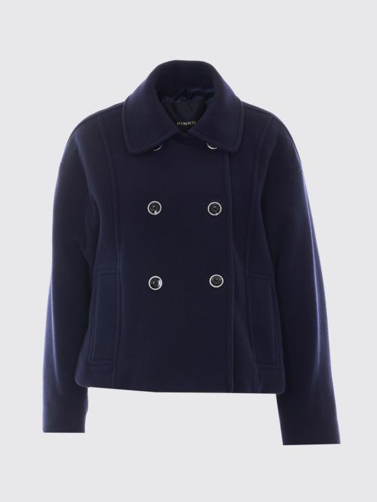 26FW 핑코 코트 107552A3FG G03 Blue - PINKO