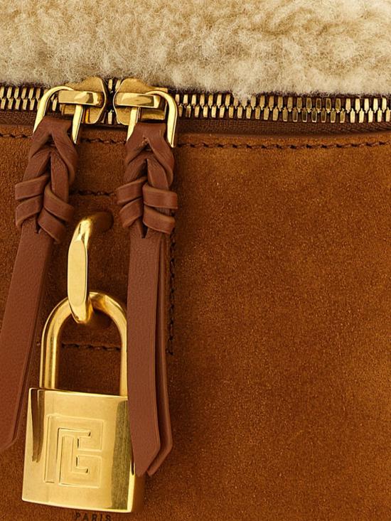 26FW 발망 토트백 HN1BH004LMOS GYY Brown - BALMAIN