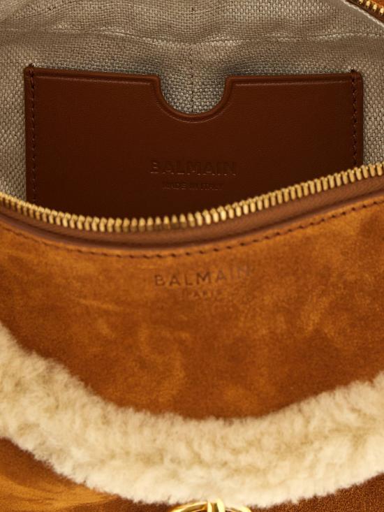 26FW 발망 숄더백 HN1HG066LMOS GYY Brown - BALMAIN