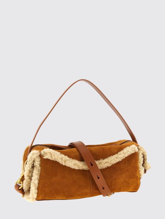 26FW 발망 숄더백 HN1HG066LMOS GYY Brown - BALMAIN