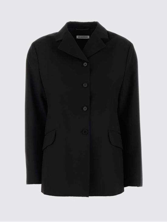 26FW 질샌더 코트 J02BN0266J40249 001 Black - JIL SANDER