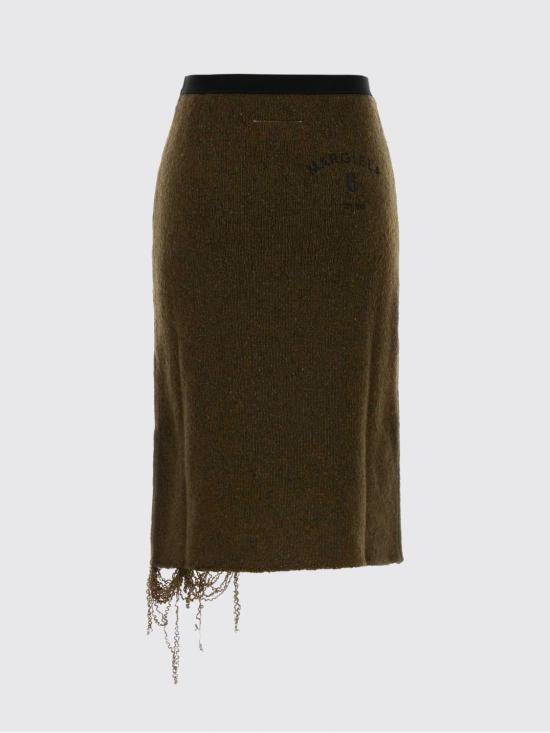 26FW MM6 메종마르지엘라 스커트 S52ME0036M13283 727S Mud - MM6 MAISON MARGIELA