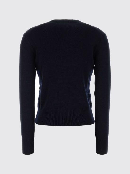26FW 아미 ADC 자수 크루넥 스웨터 FKS826001 414 Navy - AMI