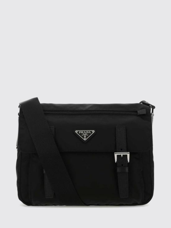 26FW 프라다 삼각로고 리나일론 메신저백 1BD953VB1MRV44 F0002 Black