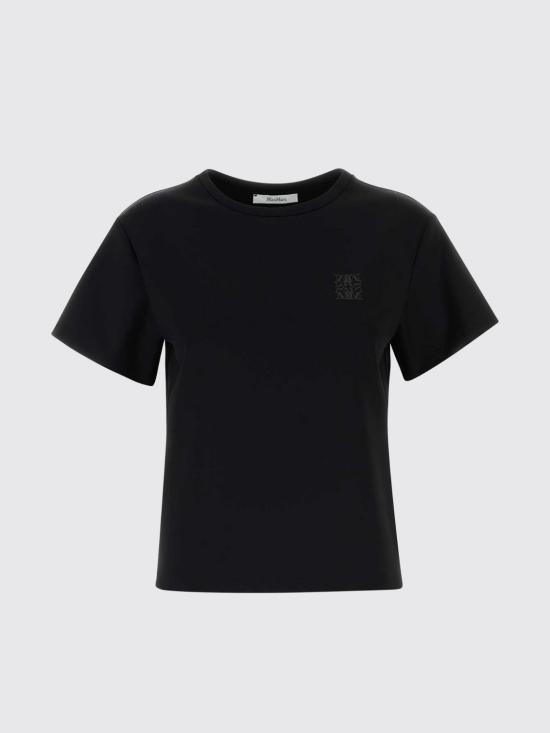 26FW 막스마라 반팔 티셔츠 2621946021600 004 Black - MAX MARA