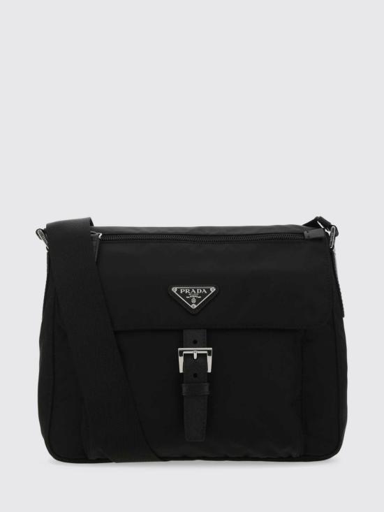 26FW 프라다 삼각로고 리나일론 버클 숄더백 1BD994VB1MRV44 F0002 Black
