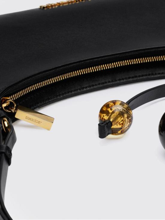 26FW 자크뮈스 비쥬 펄 숄더백 BAW00057AC01C01 990 Black - JACQUEMUS
