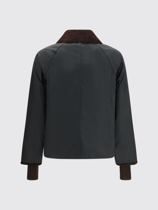 26FW 바버 크롭드 비드넬 왁스 재킷 LWX1403 SG51 Sage - BARBOUR