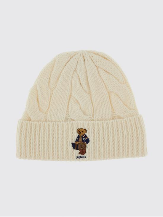 26FW 폴로 랄프로렌 비니 455P18118 003 Yellow Cream