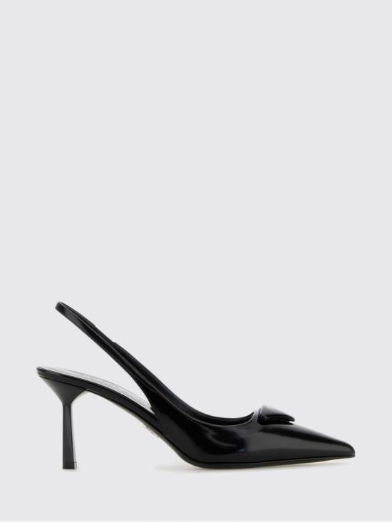26FW 프라다 레더 슬링백 펌프 1I901MFDD75055 F0002 Black