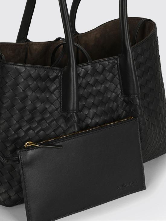 26FW 보테가베네타 피나코테카 숄더백 854371V5AG1 1206 Black - BOTTEGA VENETA