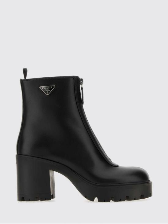 26FW 프라다 안클 가죽 부츠 1T620OF085UZE F0002 Black