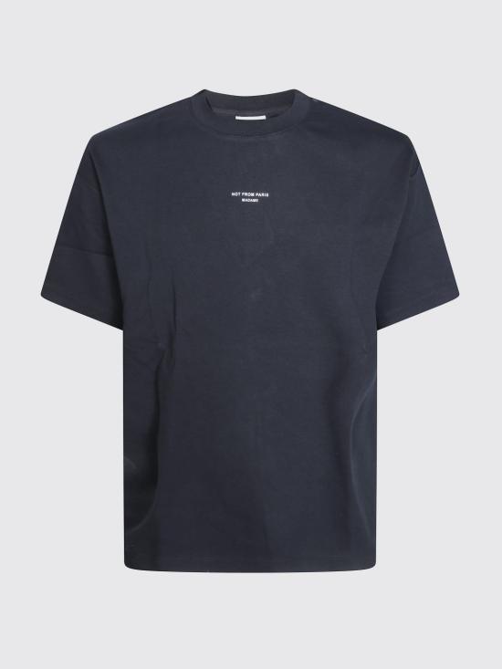 26FW 드롤드무슈 반팔 티셔츠 PERMTS202CO002 BL Black - DROLE DE MONSIEUR