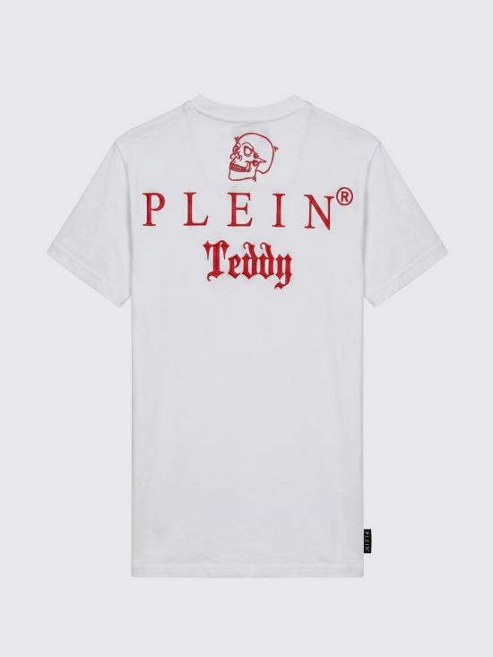 26SS 필립 플레인 반팔 티셔츠 UAFCMTK9381PJY002N 01 White - PHILIPP PLEIN