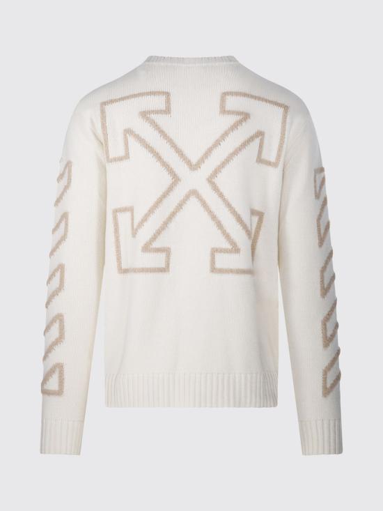 26FW 오프화이트 스웨터 44MHE087F26K001 110 White - OFF WHITE