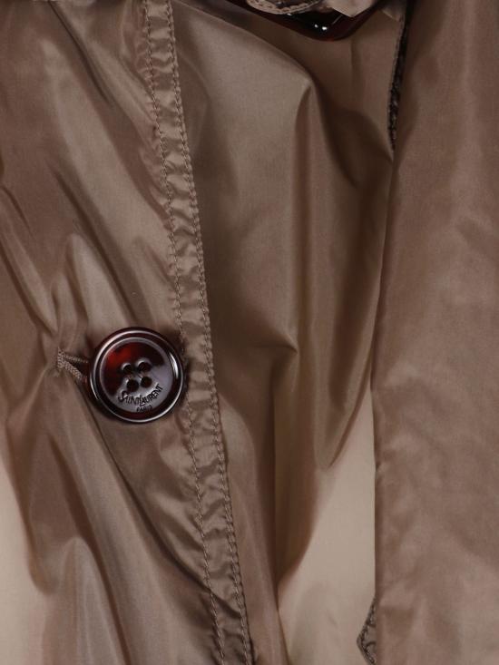 26SS 생로랑 라발리에르 나일론 블라우스 라발리에르 나일론 블라우스 871230Y8J32 2055 Brown - SAINT LAURENT