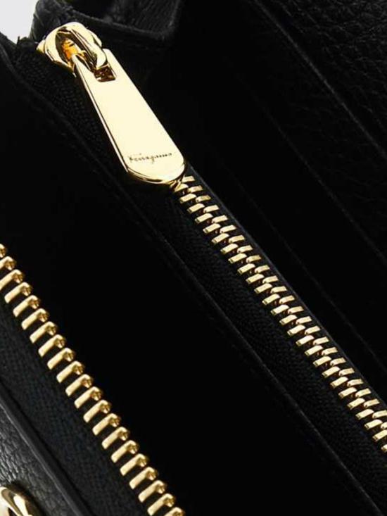 26FW 살바토레 페라가모 간치니 장지갑 220405 758661 Black - SALVATORE FERRAGAMO