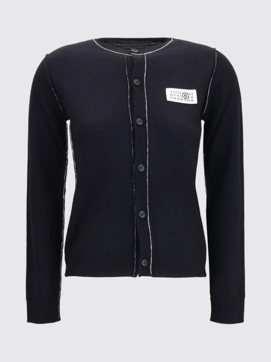 26FW MM6 메종마르지엘라 스웨터 S52HP0044M13037 900 Black - MM6 MAISON MARGIELA