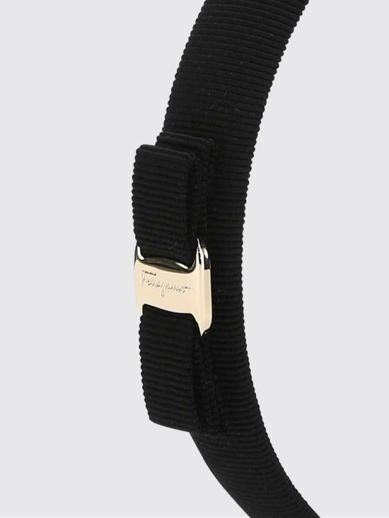 26FW 살바토레 페라가모 헤어 액세서리 340086 430314 Black - SALVATORE FERRAGAMO