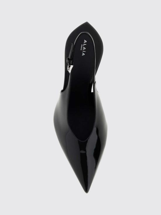 26FW 알라이아 힐/펌프스 AA3G3005I037 999 Black - ALAIA