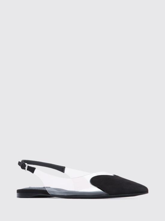 26FW 알라이아 플랫 슈즈 AA3E047CK318 999 Black - ALAIA
